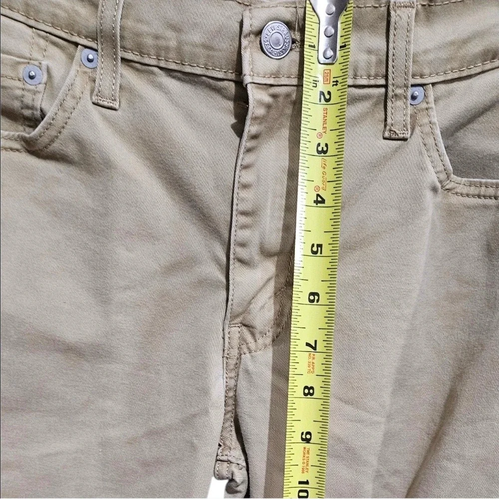 Levis 511 Slim Fit Khaki Tan Jeans Mens 32x36 Actual 32x34 Chino Pants Tapered